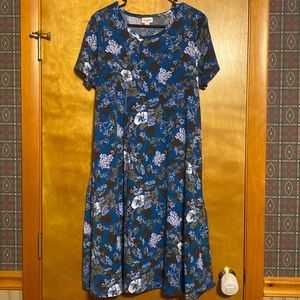 Floral LulaRoe Jessie Dress with pockets